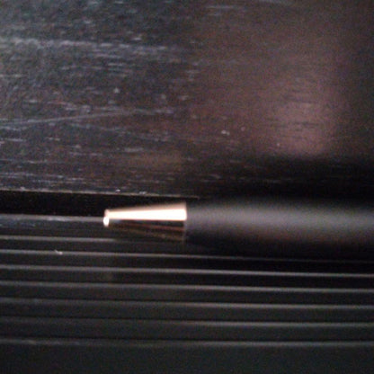 CROSS Century II black lacquer oil-based ballpoint pen with brass body and medium point