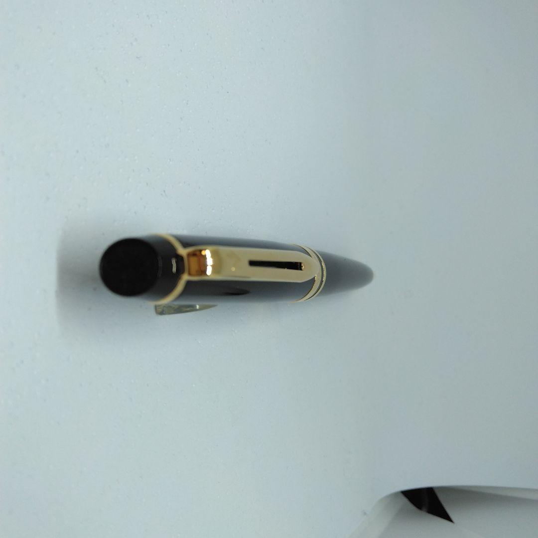 Waterman Expert Black GTBP ballpoint pen with metal black body and gold accents shown with dedicated case