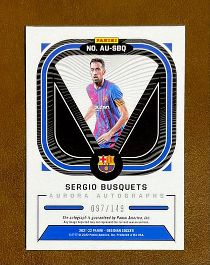 Sergio Busquets Barcelona Sign /149 — Japanese