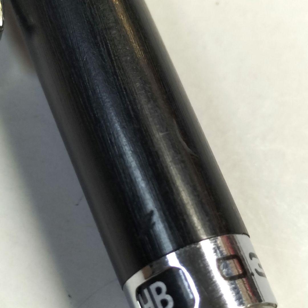 Pilot H-1003 mechanical pencil with 0.3mm lead and woodgrain finish in black color