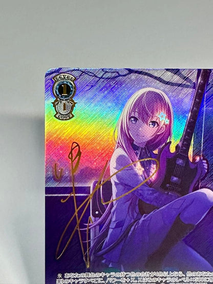 Weiss Schwarz Valkyria of the Blackboard: Sakura Blooming on the Blackboard Miku Hatsune Signa — Japanese