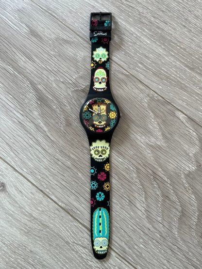swatch Simpsons Halloween Collection SBTR009 Quartz Men's — Japanese
