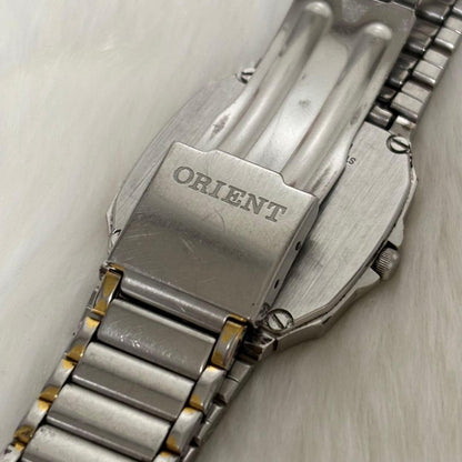 ORIENT SWIMMER 100m防水ゴールド文字盤 Quartz Men's Watch — Japanese
