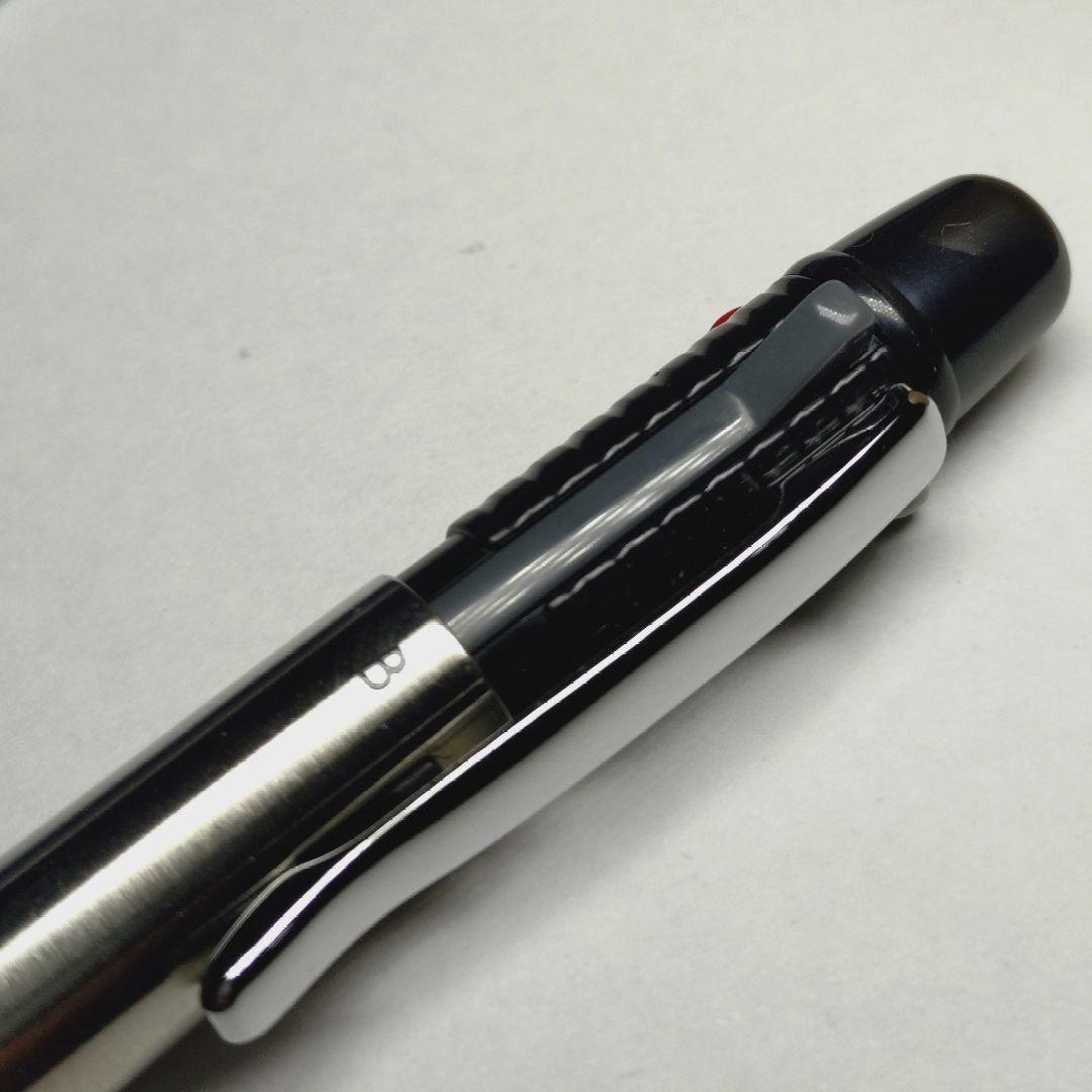 Discontinued PILOT 2+1 multi-function pen with mechanical pencil and ballpoint pen in black stainless steel