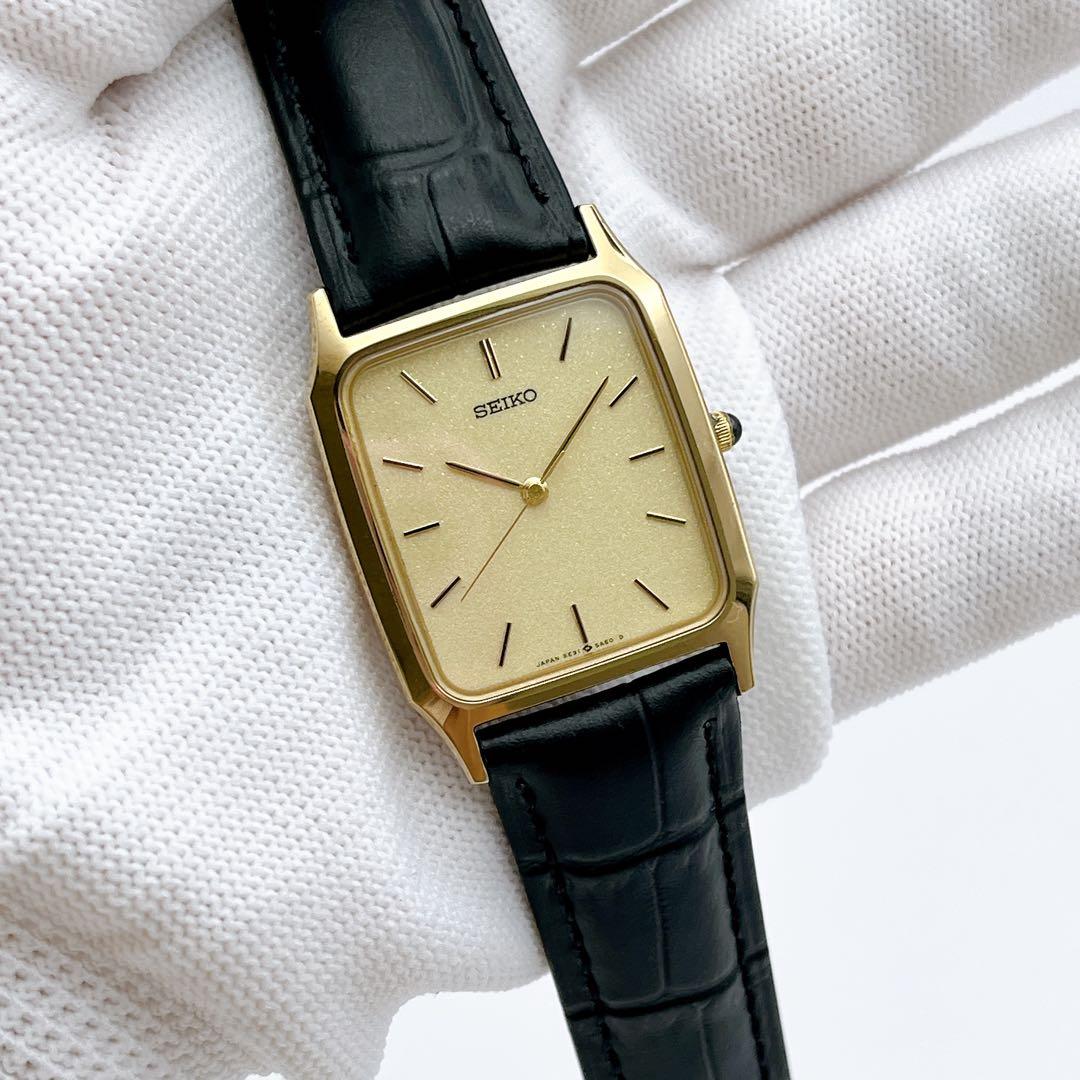SEIKO Vintage SEIKO Square Tank 90s Quartz Men's Watch — Japanese