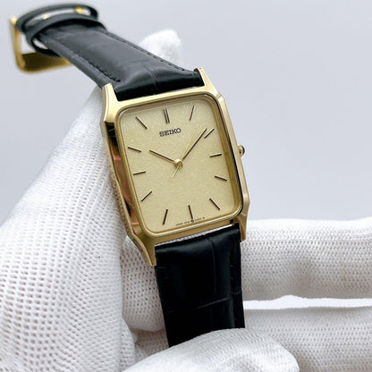SEIKO Vintage SEIKO Square Tank 90s Quartz Men's Watch — Japanese