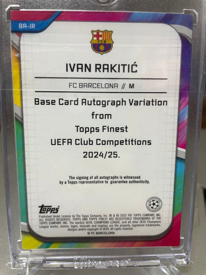 Limited to 5 copies Rasin Ivan Rakitić Barcelona Sign — Japanese