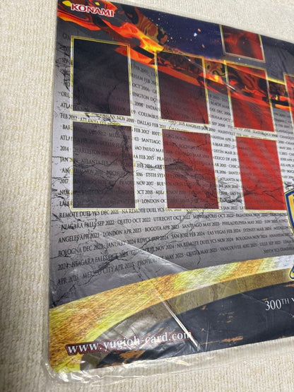 Yu-Gi-Oh Yu-Gi-Oh! Official Playmat YCS 300 Red Black 2026 unopened EU version Pack — Japanese