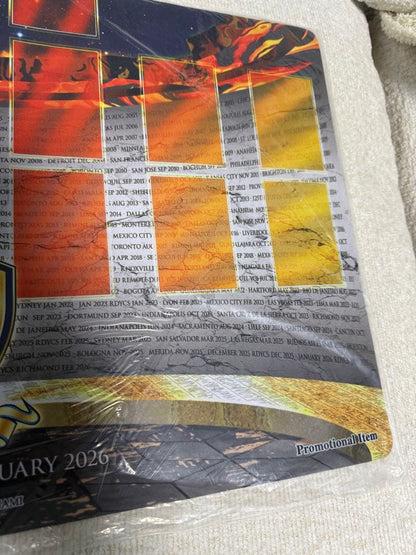 Yu-Gi-Oh Yu-Gi-Oh! Official Playmat YCS 300 Red Black 2026 unopened EU version Pack — Japanese