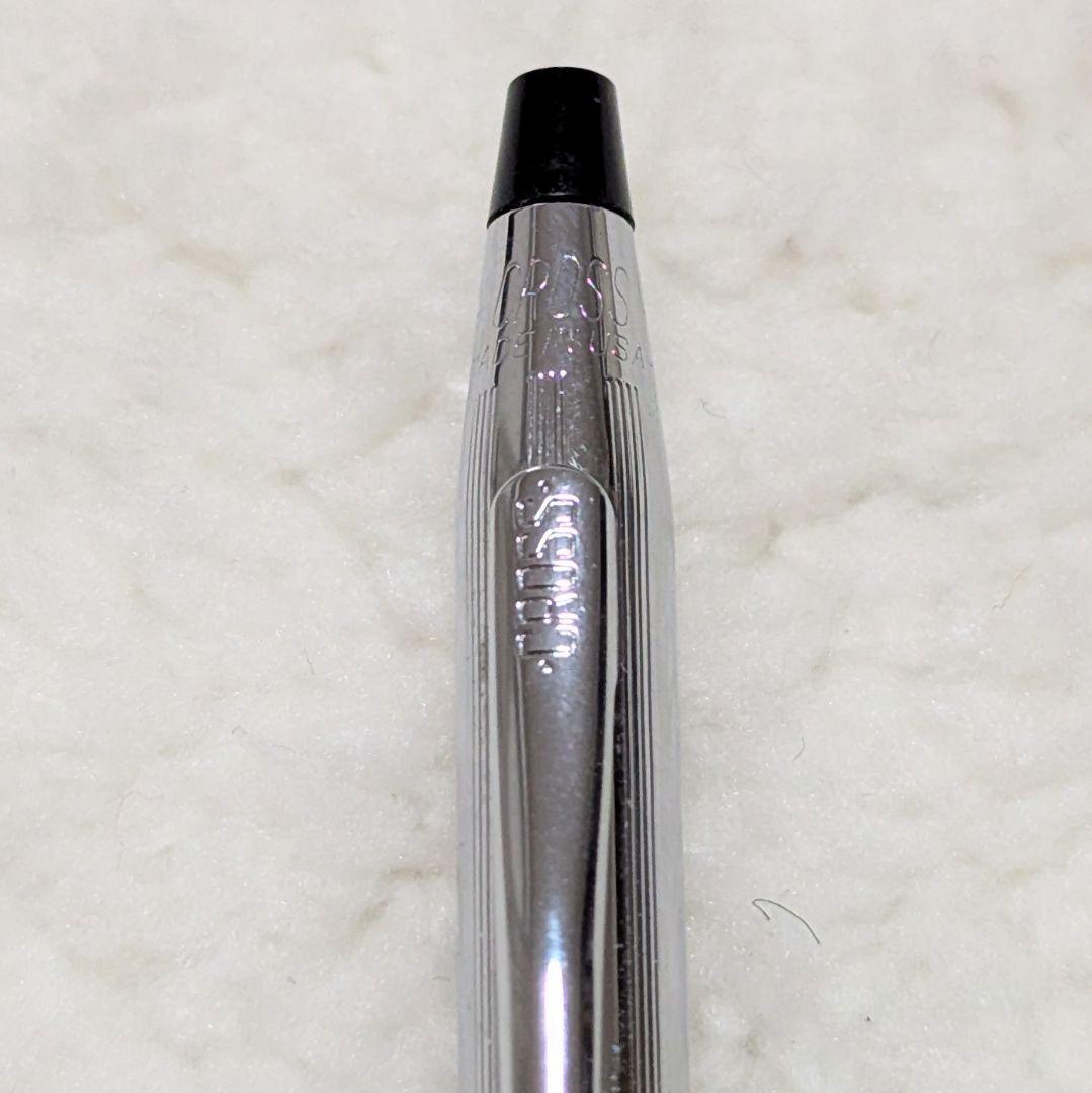 Cross Classic Century chrome silver ballpoint pen made in USA with chrome plating 13.5 cm length
