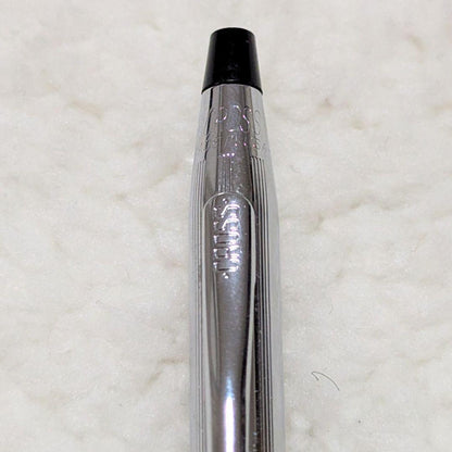Cross Classic Century chrome silver ballpoint pen made in USA with chrome plating 13.5 cm length