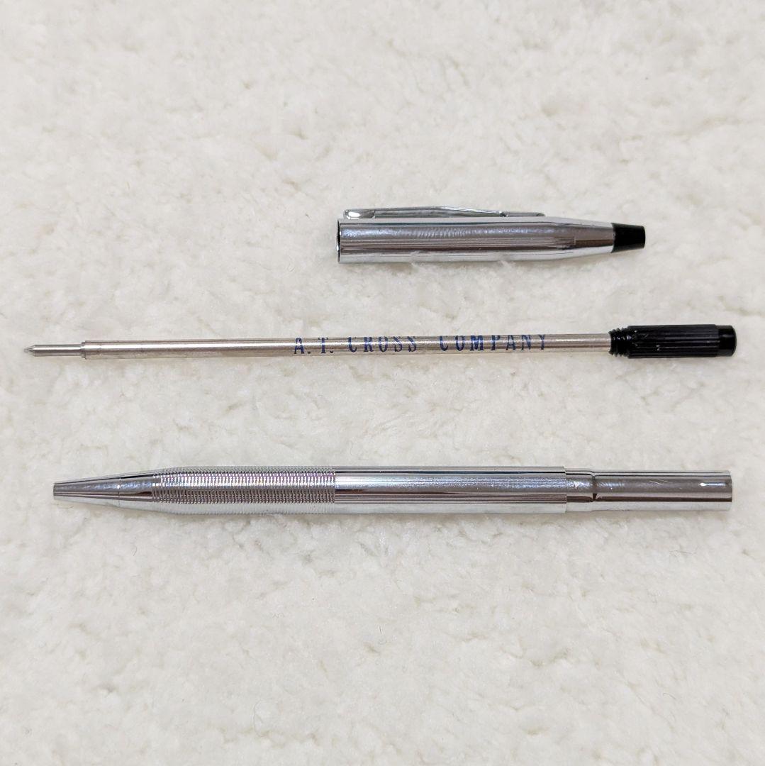 Cross Classic Century chrome silver ballpoint pen made in USA with chrome plating 13.5 cm length