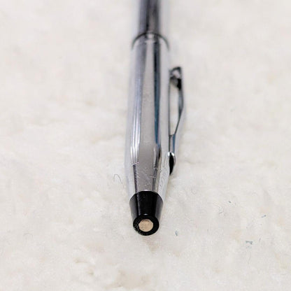 Cross Classic Century chrome silver ballpoint pen made in USA with chrome plating 13.5 cm length