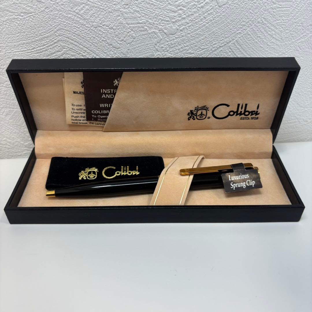 Set of six used pens including Waterman fountain pen, Colibri ballpoint pen, Bernate fountain pen and mechanical pencil, Tokyo Electron ballpoint pen