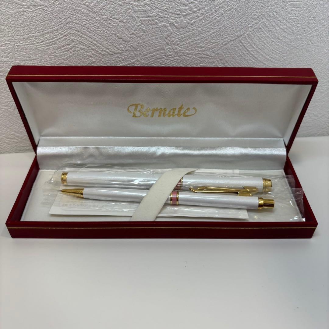 Set of six used pens including Waterman fountain pen, Colibri ballpoint pen, Bernate fountain pen and mechanical pencil, Tokyo Electron ballpoint pen