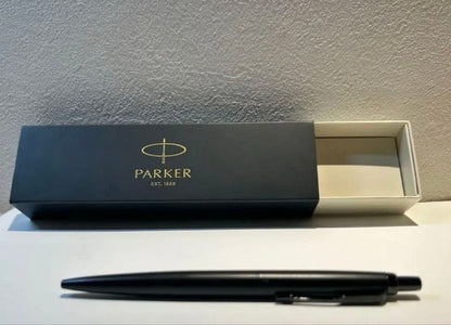 PILOT & Parker ballpoint pen set in Eternal Black with double action mechanism and black ink