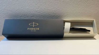 PILOT & Parker ballpoint pen set in Eternal Black with double action mechanism and black ink