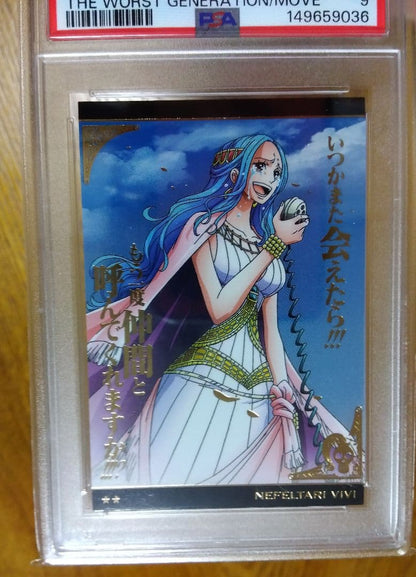 PSA 9 One Piece Nefertari Vivi R — Japanese