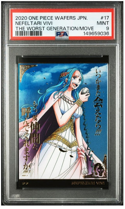 PSA 9 One Piece Nefertari Vivi R — Japanese