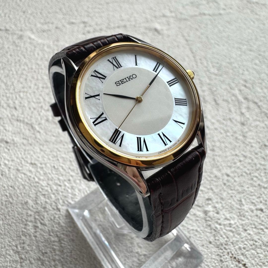 SEIKO 8J41-0AJ0 Quartz Men's Watch — Japanese