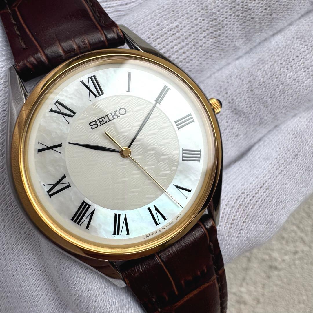SEIKO 8J41-0AJ0 Quartz Men's Watch — Japanese