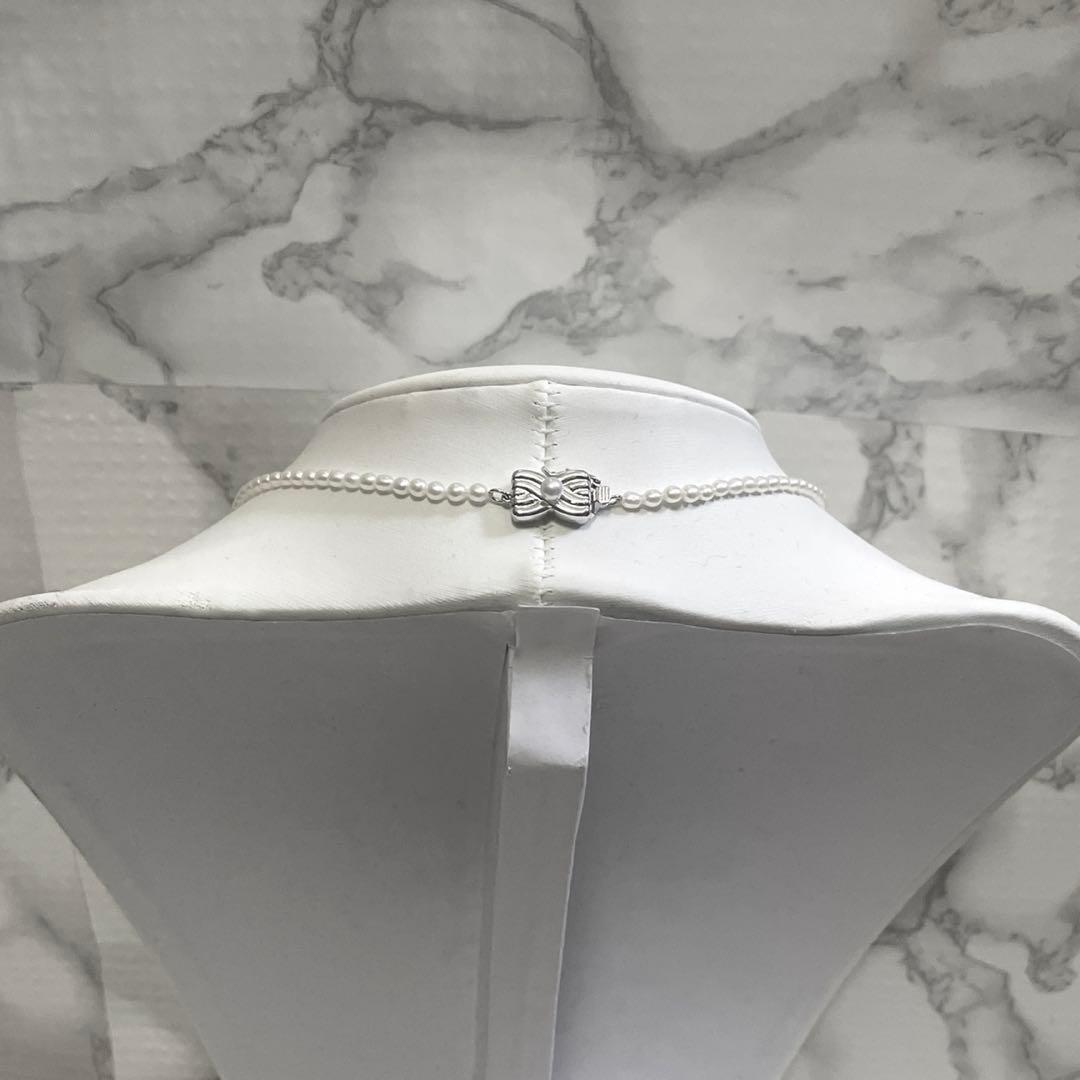 TASAKI Baby Pearl Design Necklace featuring delicate pearls with approximately 47cm length