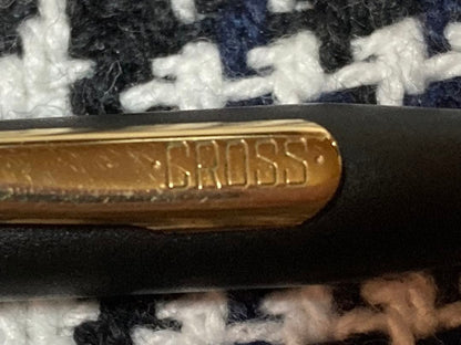 Cross mechanical pencil with wine-colored pen holder and 23 lead refills displayed