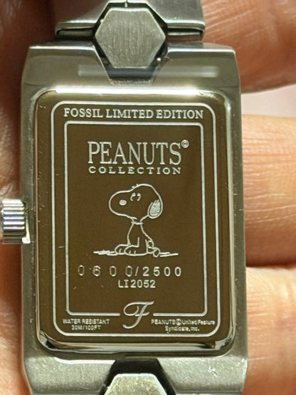 FOSSIL SNOOPY Limited Edition 600/2500 Quartz Men's Watch — Japanese
