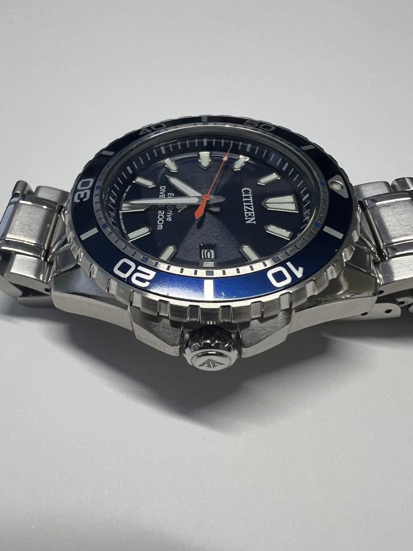 Citizen Attesa Eco-Drive Diver's Watch 200m Quartz Men's Watch — Japanese