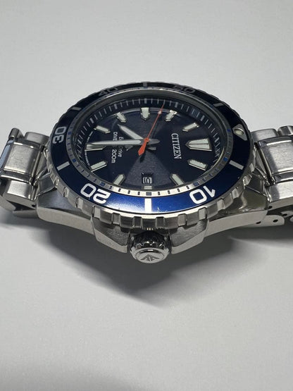 Citizen Attesa Eco-Drive Diver's Watch 200m Quartz Men's Watch — Japanese