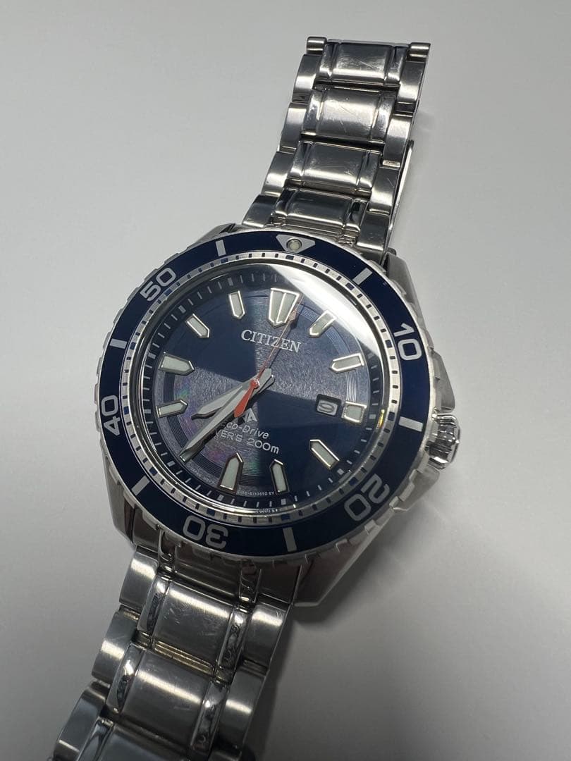 Citizen Attesa Eco-Drive Diver's Watch 200m Quartz Men's Watch — Japanese