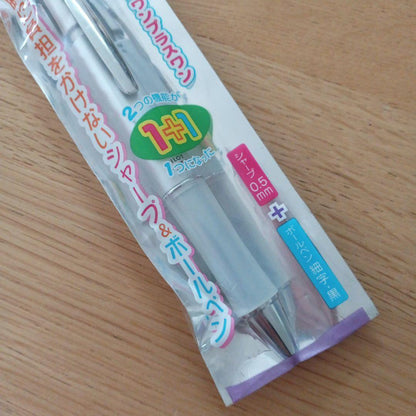 Pilot Dr. Grip 1+1 multi-function pen in silver with 0.5mm pen and pencil tips