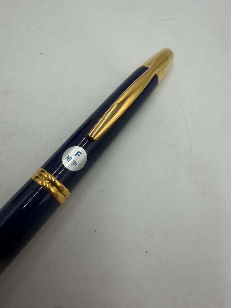 Pilot Capless F fine tip fountain pen with 18K gold nib and ink included, shown in original condition