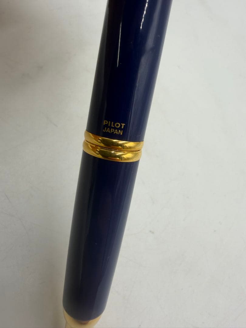 Pilot Capless F fine tip fountain pen with 18K gold nib and ink included, shown in original condition