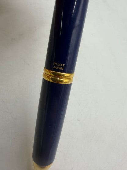 Pilot Capless F fine tip fountain pen with 18K gold nib and ink included, shown in original condition