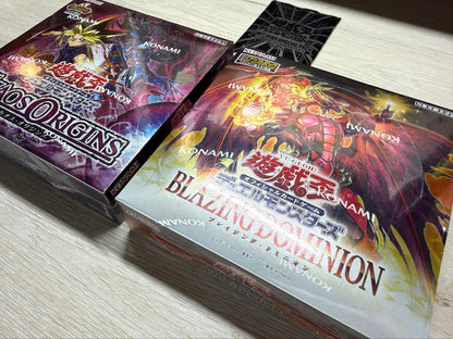 Yu-Gi-Oh Yu-Gi-Oh! Chaos Origins Blazing Dominion 2BOX Box — Japanese
