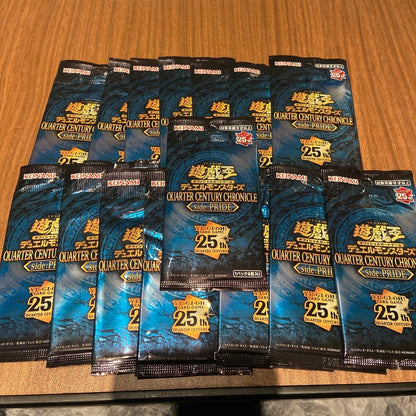 Yu-Gi-Oh Yu-Gi-Oh! QUARTER CENTURY PRIDE 15 Pack Sealed All with Reprint Box QUARTERCENTURY — Japanese