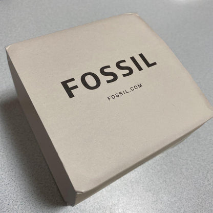 FOSSIL Townsman Automatic Leather Black Men's Watch — Japanese