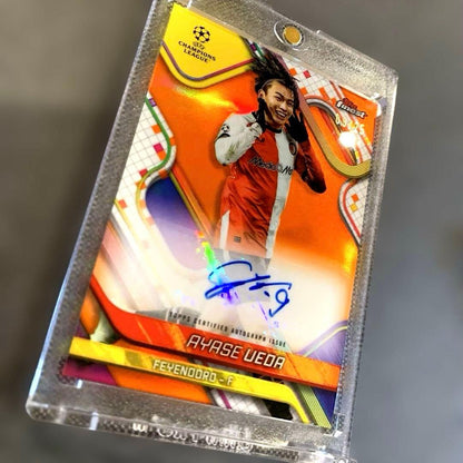 Ayase Ueda 25th Anniversary Topps Finest Autograph Card — Japanese
