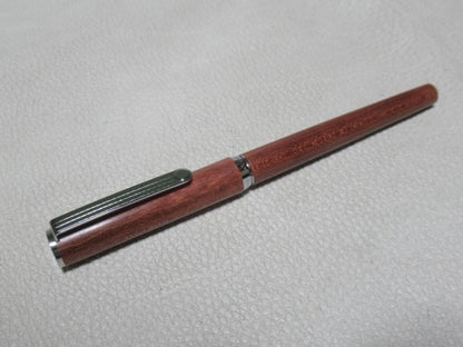 PILOT Laureate water-based ballpoint pen with blue barrel and silver clip, 135mm length