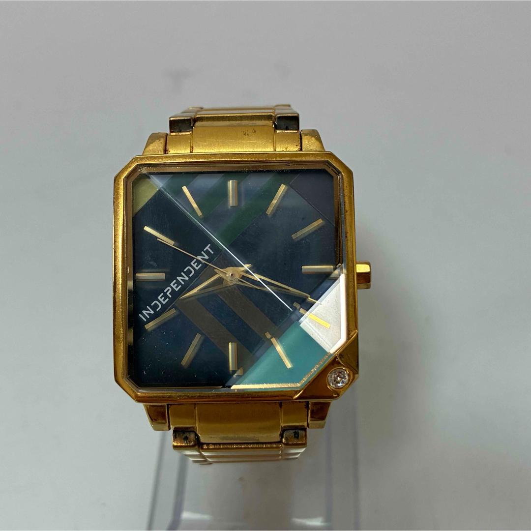 Citizen INDEPENDENT SQUARE GOLD Quartz Men's Watch — Japanese