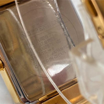 Citizen INDEPENDENT SQUARE GOLD Quartz Men's Watch — Japanese