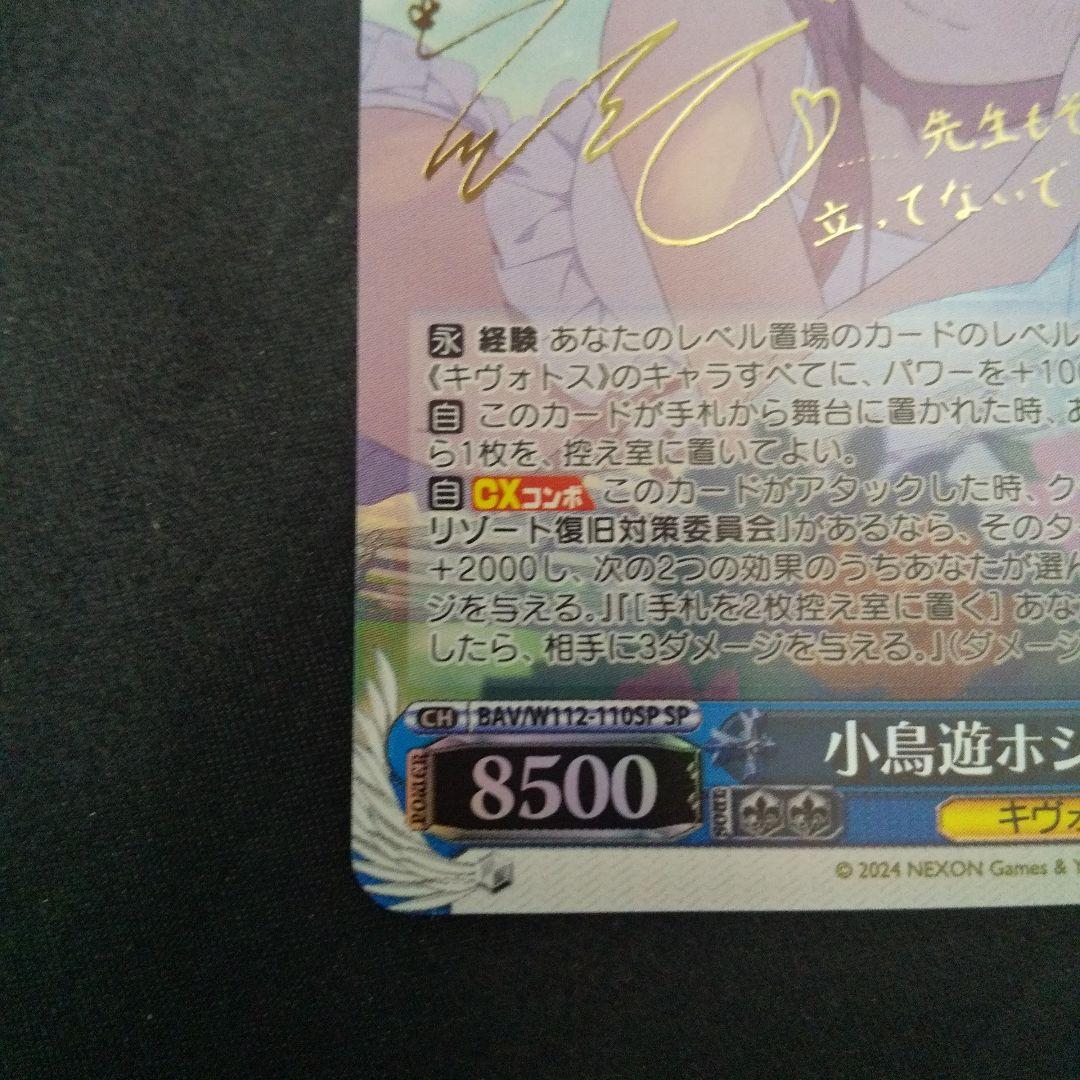 Takanashi Hoshino (Swimsuit) SP Sign — Japanese