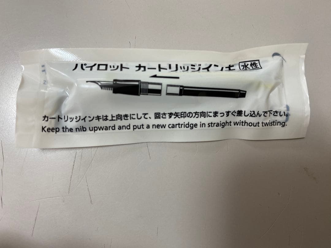 Pilot Fountain Pen Gray FCT-15SR-GYF Capless with fine nib and click mechanism in black