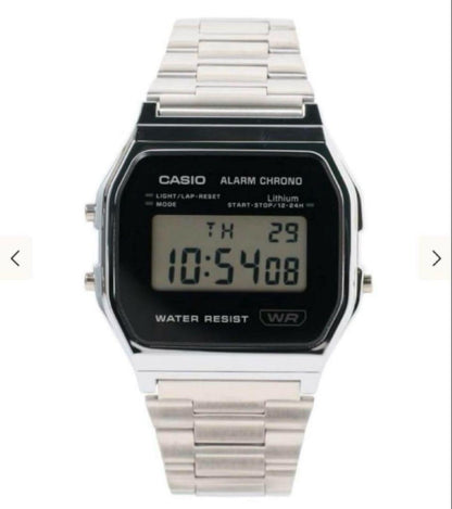 CASIO A158WEA-1JF Quartz Men's Watch — Japanese