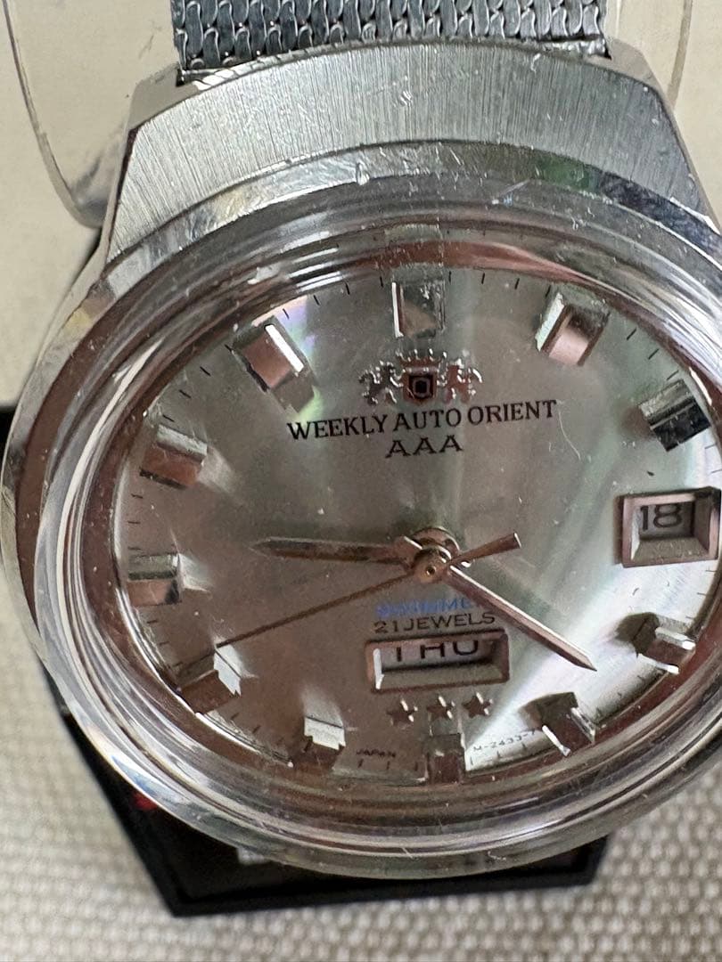 ORIENT Weekly Auto Orient AAA Smmer Automatic Men's Watch — Japanese