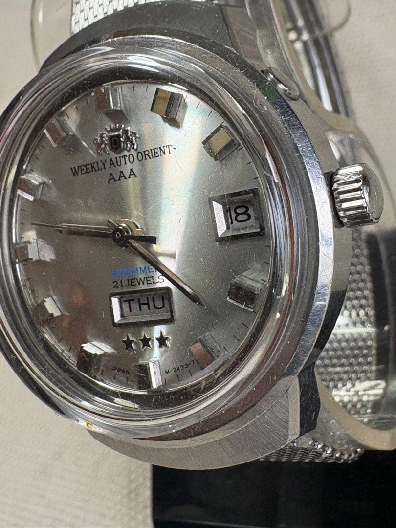 ORIENT Weekly Auto Orient AAA Smmer Automatic Men's Watch — Japanese