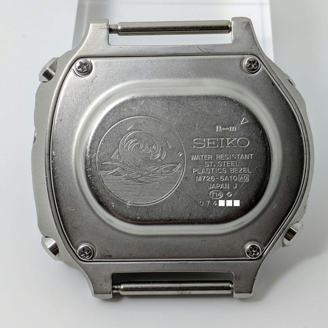 SEIKO SCUBAMASTER M726-5A10 Digital Men's Watch — Japanese