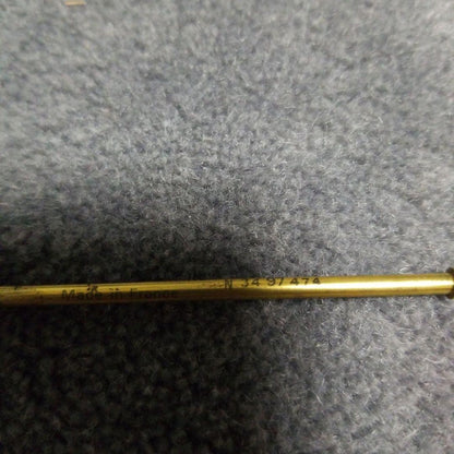 Waterman Ballpoint Pen approximately 13 cm long with black barrel and silver accents