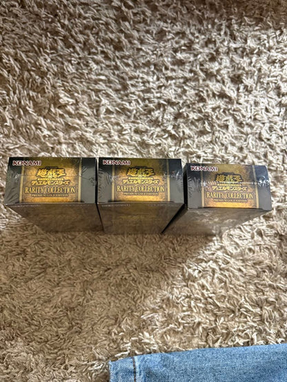 Yu-Gi-Oh Yu-Gi-Oh! Rare Collection Premium Gold Edition 3BOX Box — Japanese